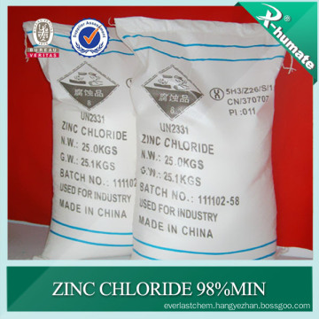 X-Humate Chemical Series Zinc Chloride 98%Min Industrial Grade